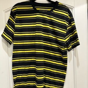 Black and Yellow Striped Shirt